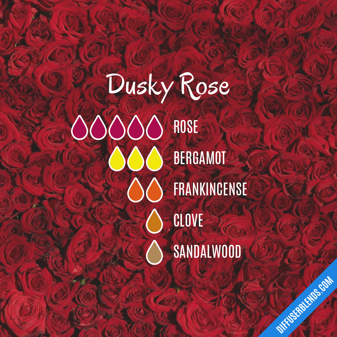 Dusky Rose — Essential Oil Diffuser Blend