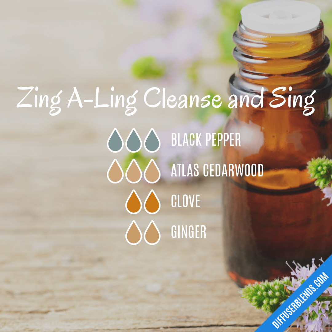 Zing A-Ling Cleanse and Sing — Essential Oil Diffuser Blend