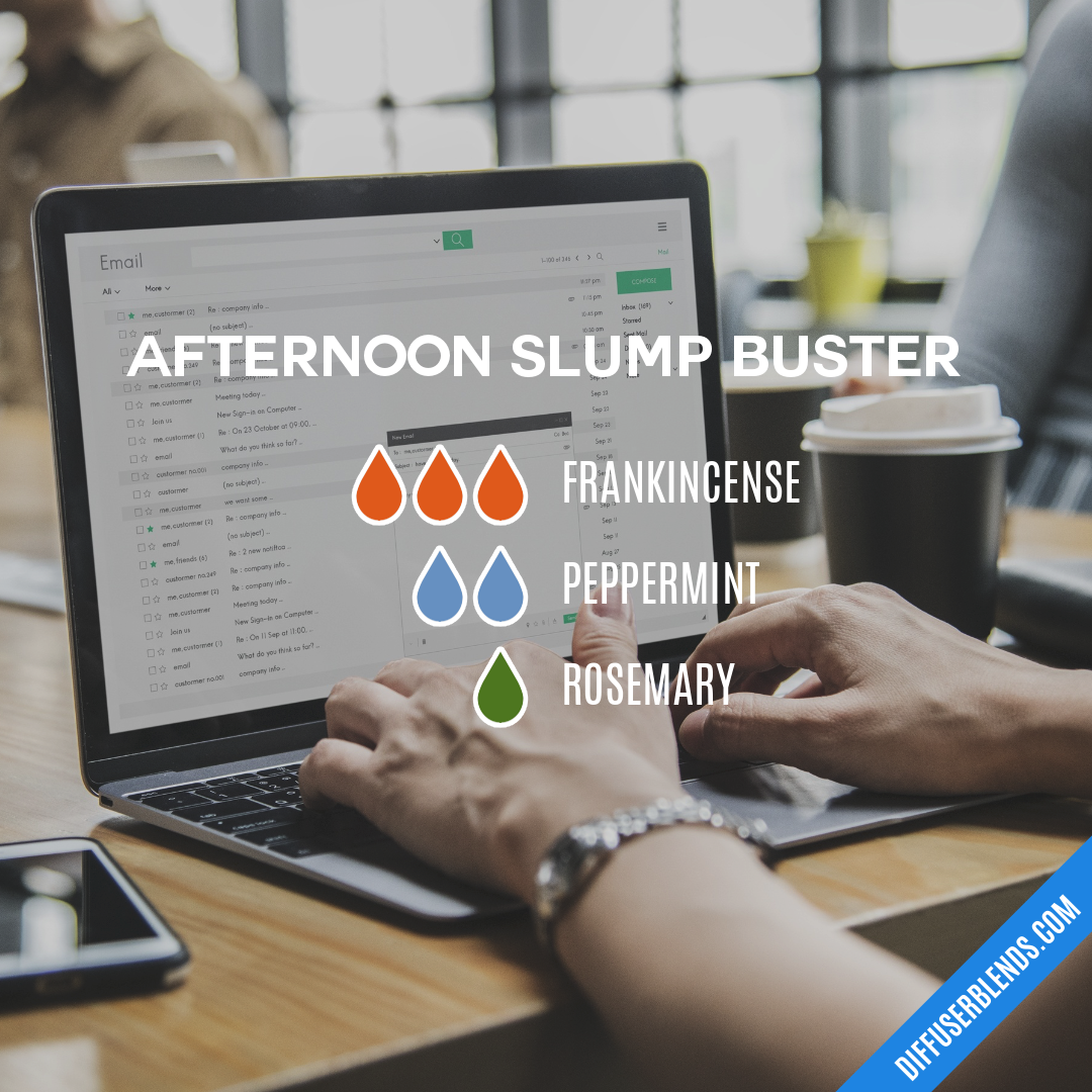 Afternoon Slump Buster — Essential Oil Diffuser Blend