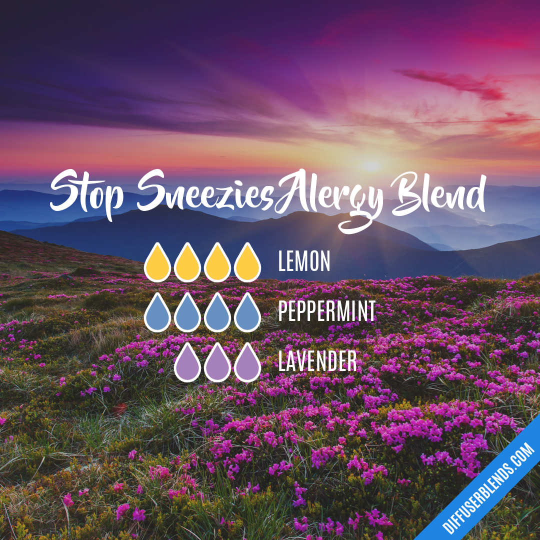 Stop Sneezies Alergy Blend | DiffuserBlends.com