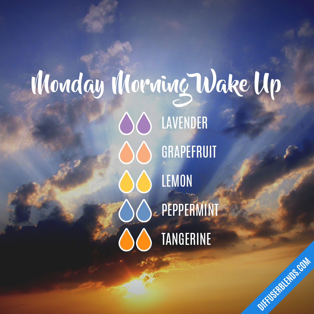 Monday Morning Wake Up — Essential Oil Diffuser Blend