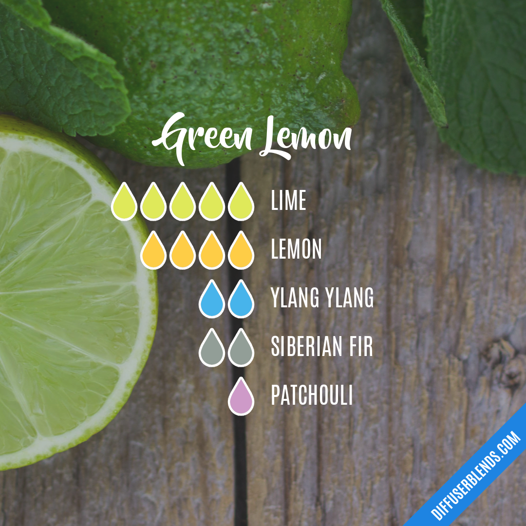 Green Lemon — Essential Oil Diffuser Blend