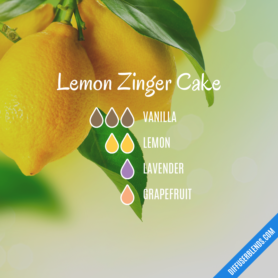 Lemon Zinger Cake — Essential Oil Diffuser Blend