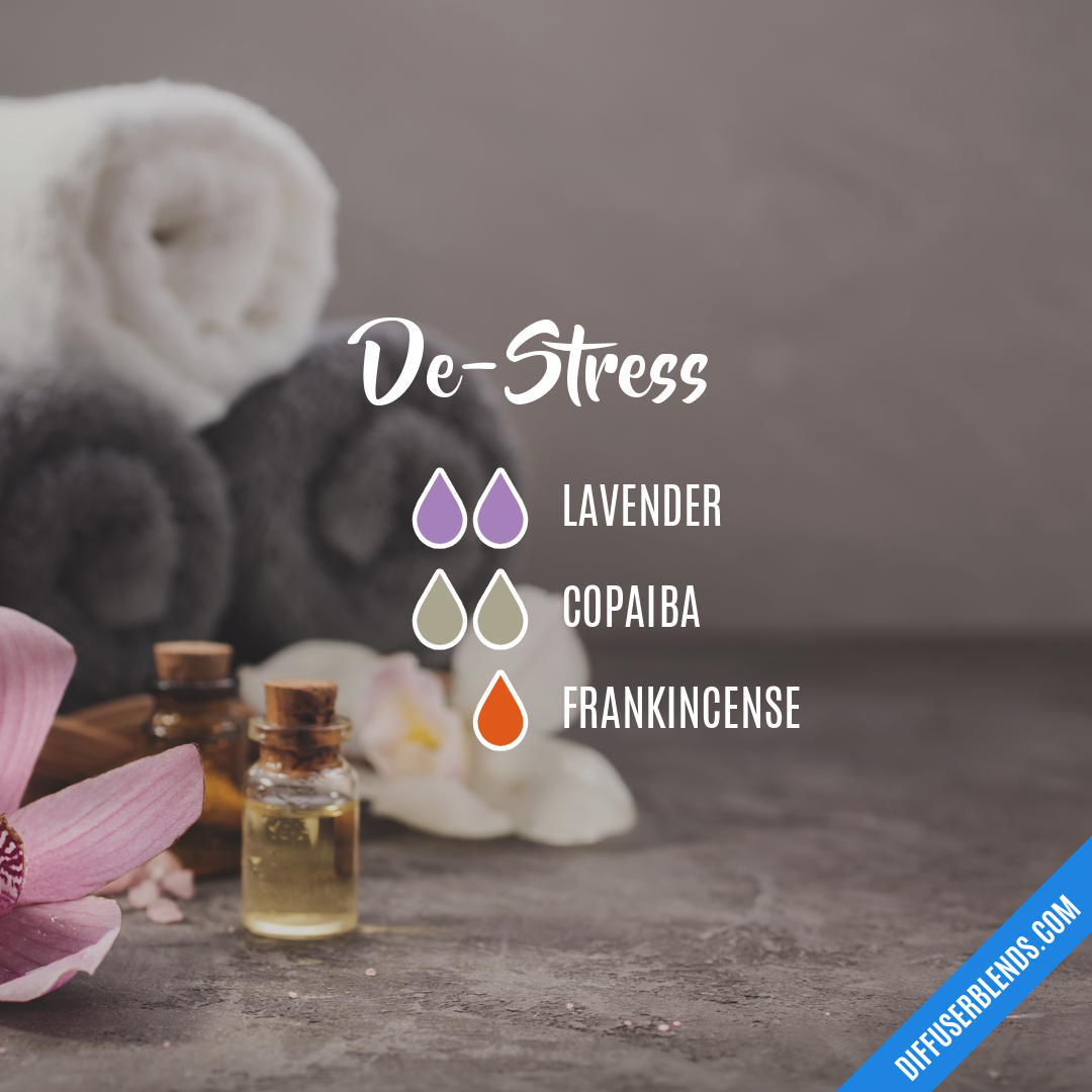 De-Stress — Essential Oil Diffuser Blend