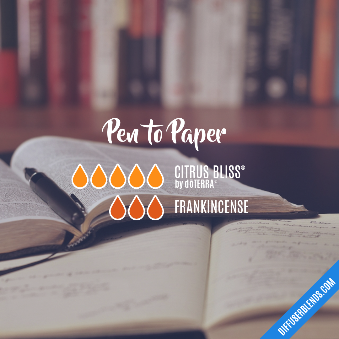 Pen to Paper — Essential Oil Diffuser Blend