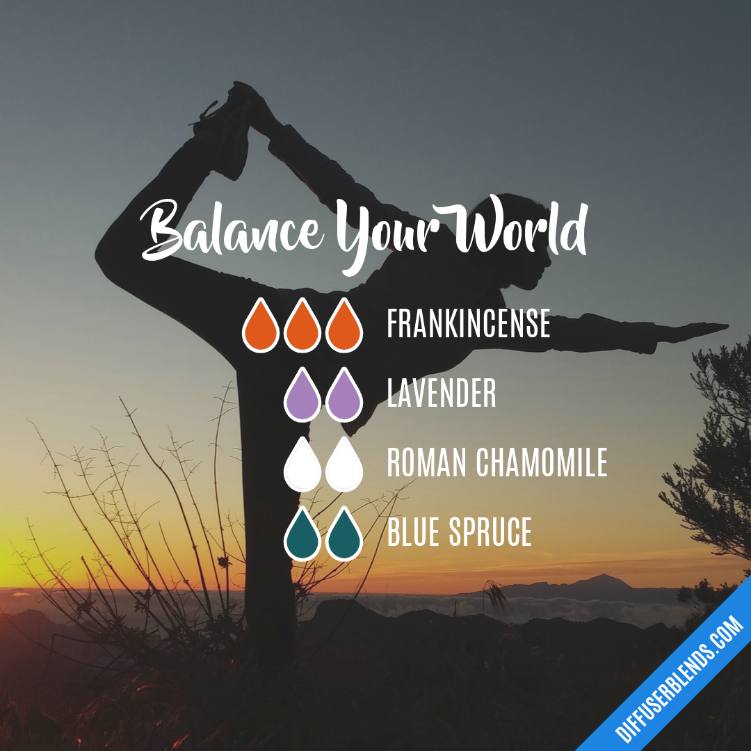 Balance Your World — Essential Oil Diffuser Blend