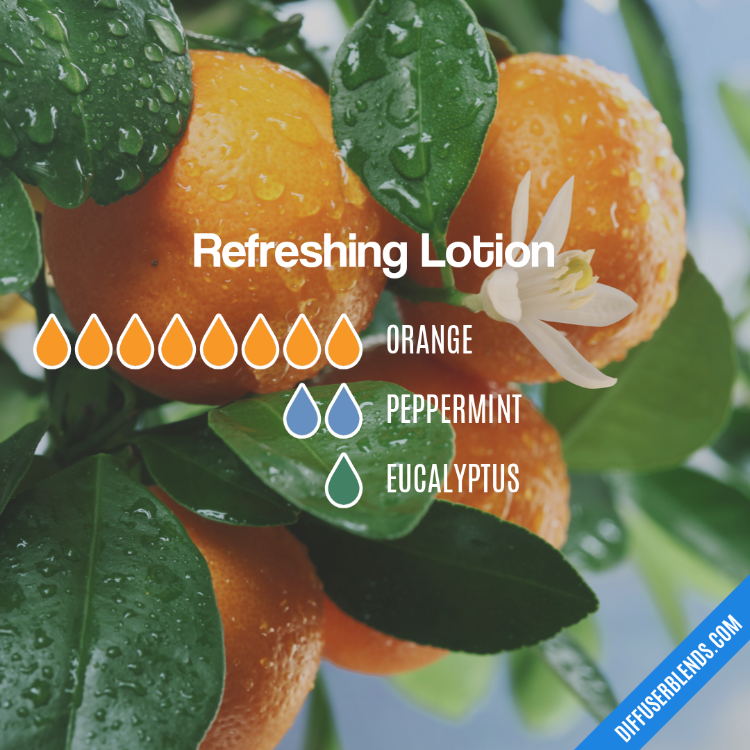 Refreshing Lotion | DiffuserBlends.com