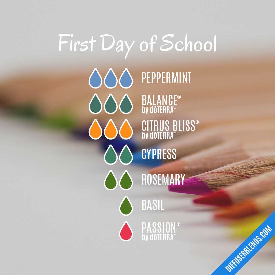 First Day of School — Essential Oil Diffuser Blend