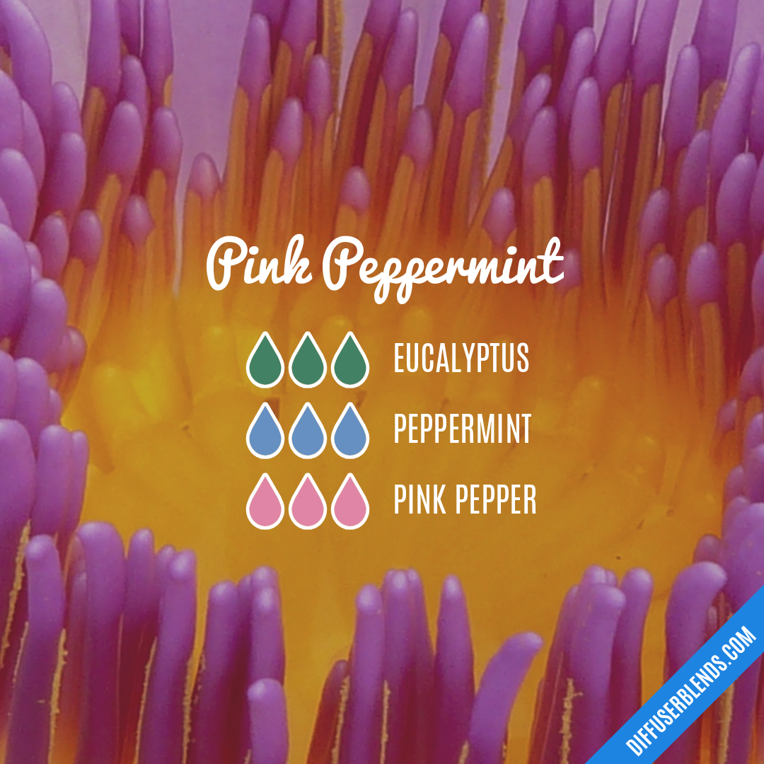 Pink Peppermint — Essential Oil Diffuser Blend