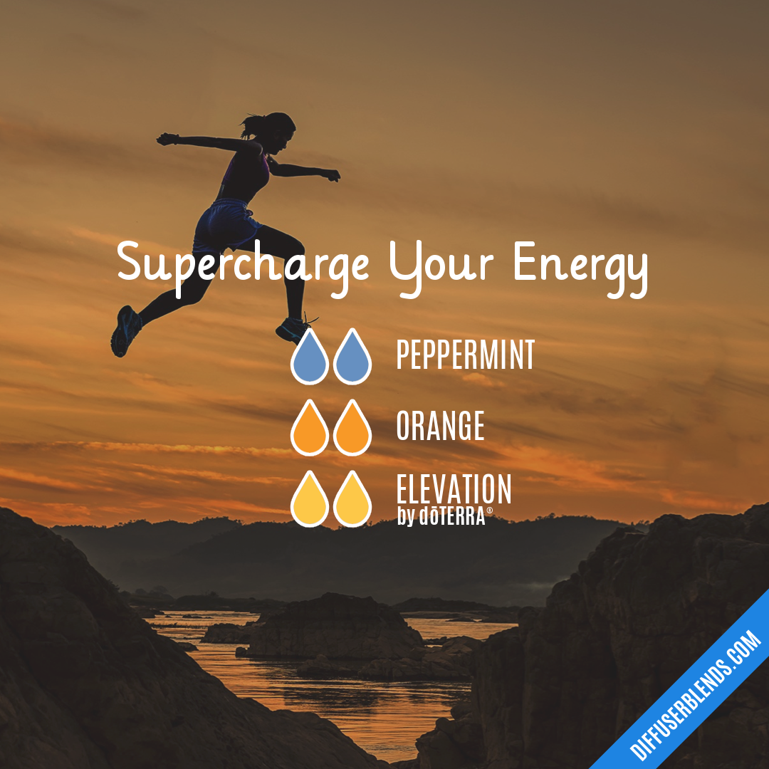 Supercharge Your Energy — Essential Oil Diffuser Blend