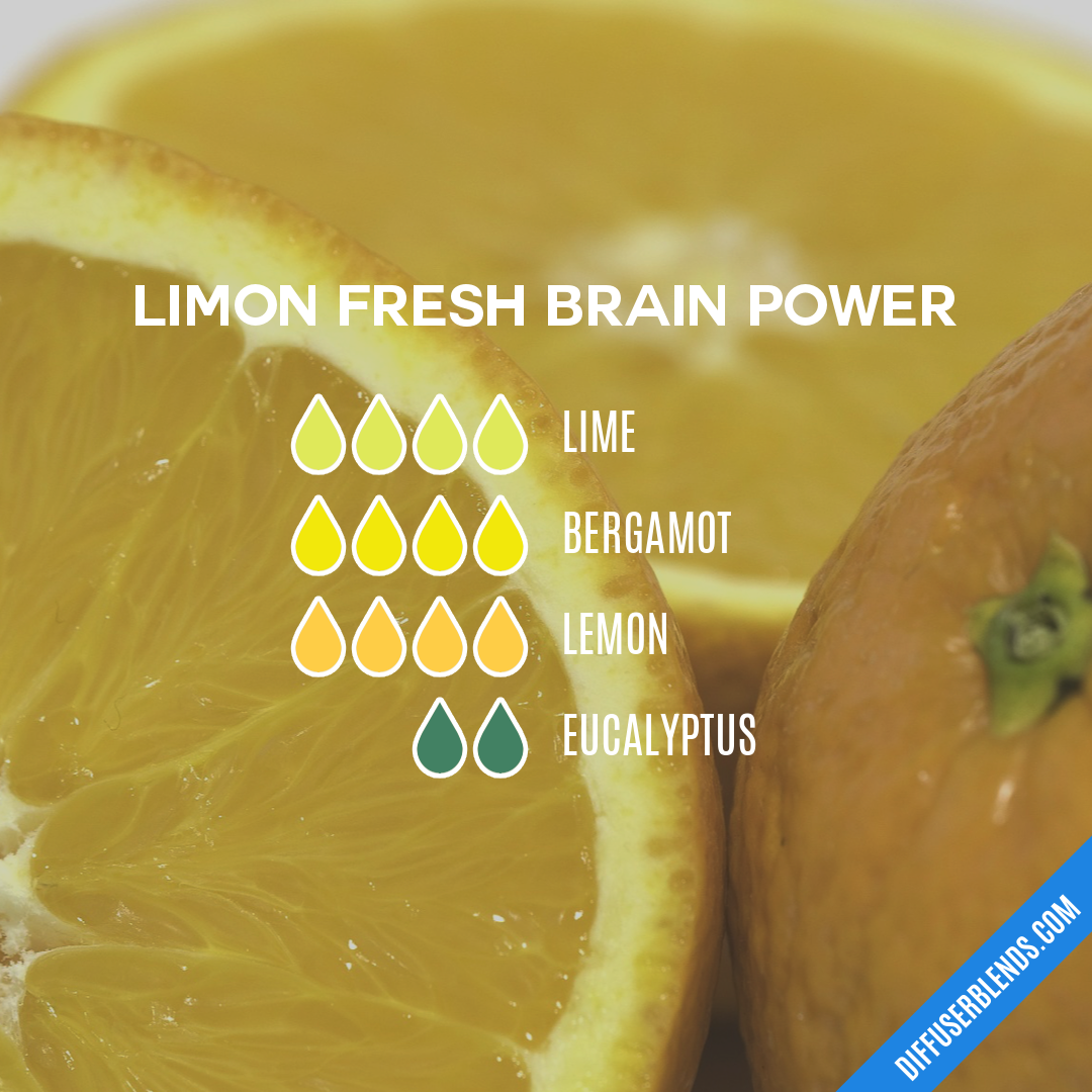 Limon Fresh Brain Power | DiffuserBlends.com