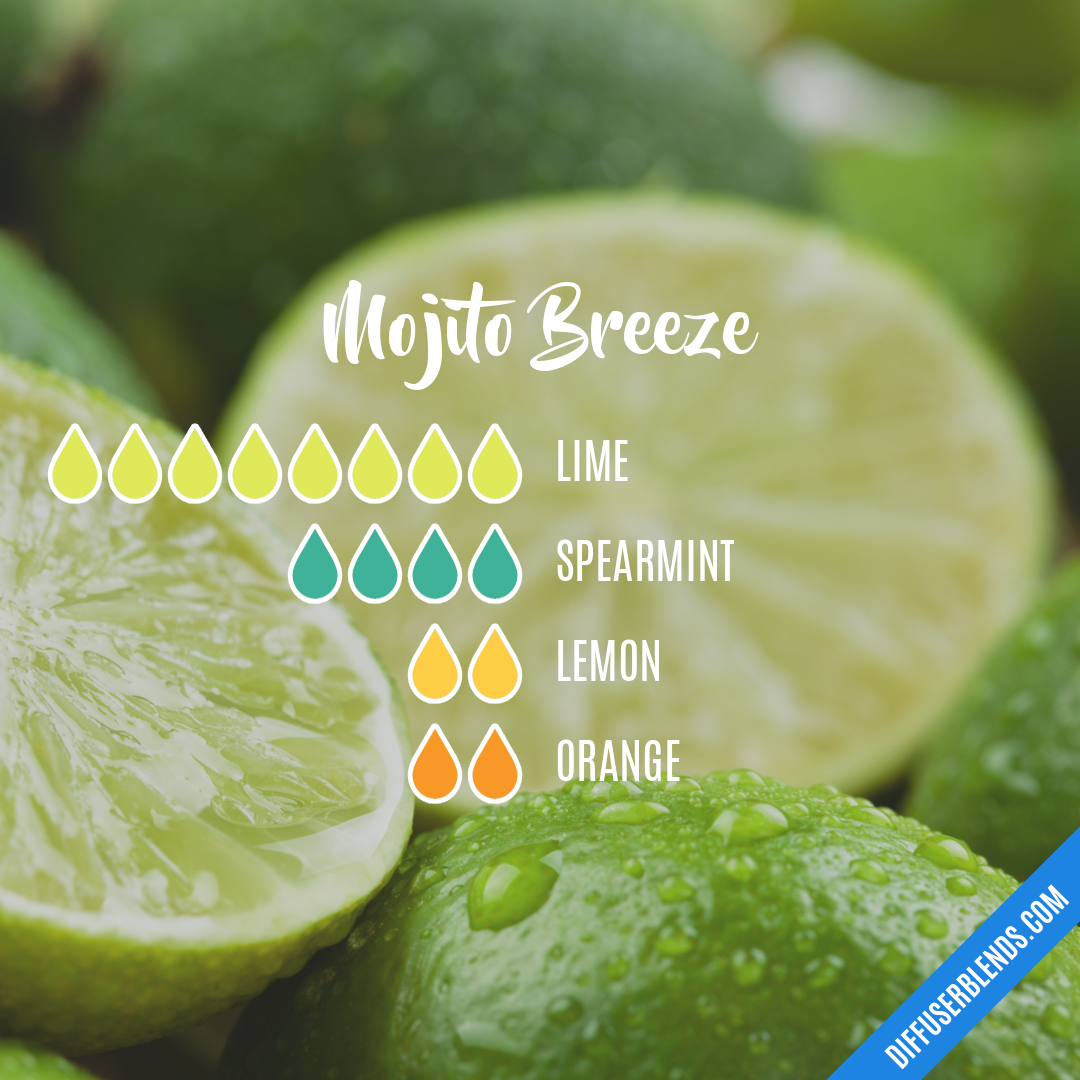 Mojito Breeze — Essential Oil Diffuser Blend