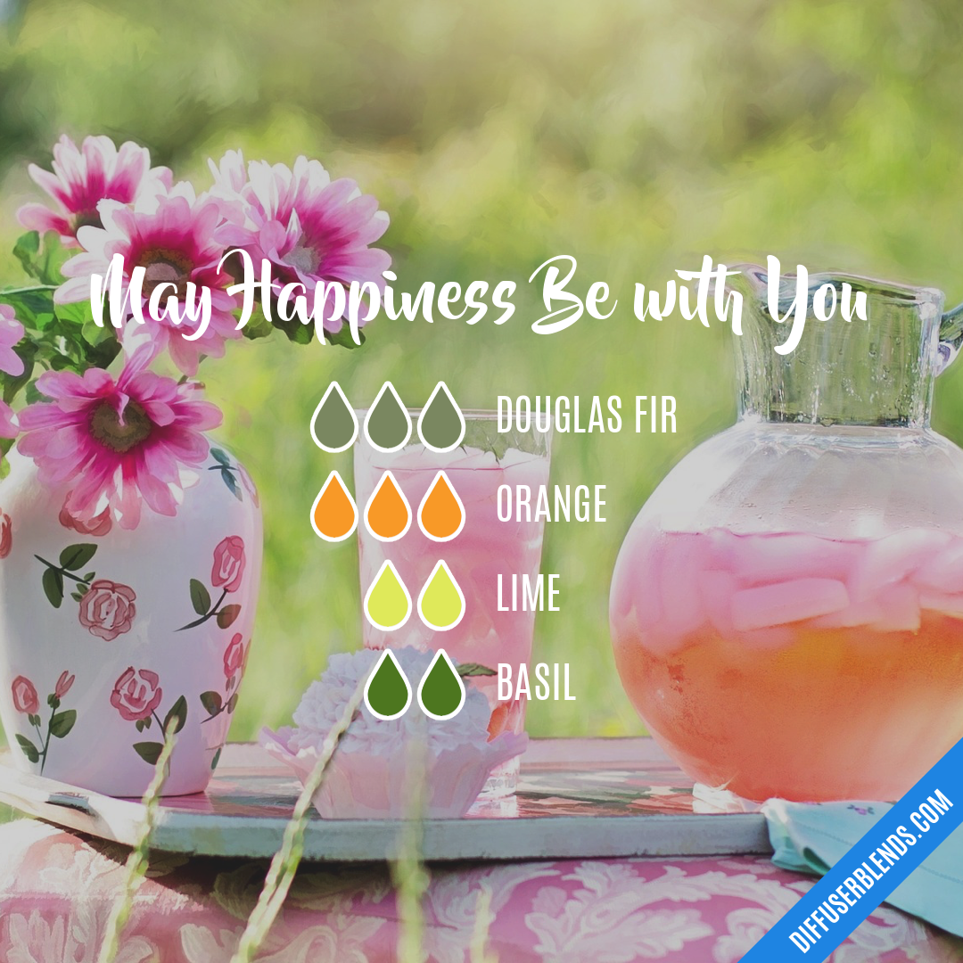 May Happiness Be with You — Essential Oil Diffuser Blend