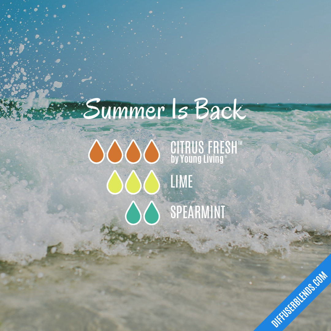 Summer Is Back — Essential Oil Diffuser Blend