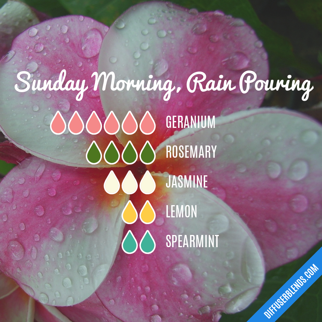 Sunday Morning, Rain Pouring — Essential Oil Diffuser Blend