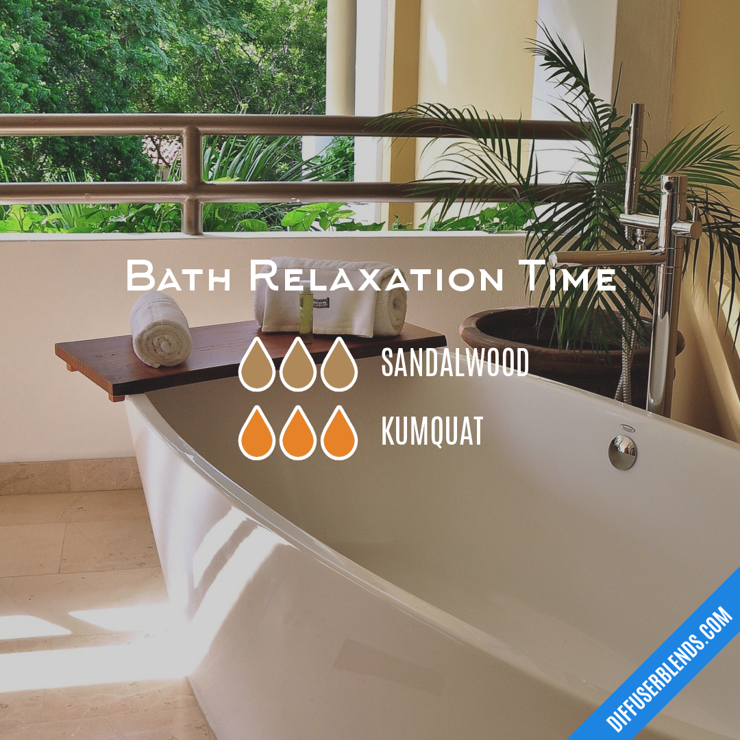 Bath Relaxation Time — Essential Oil Diffuser Blend