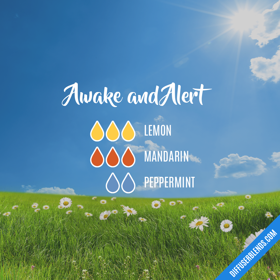 Awake and Alert — Essential Oil Diffuser Blend