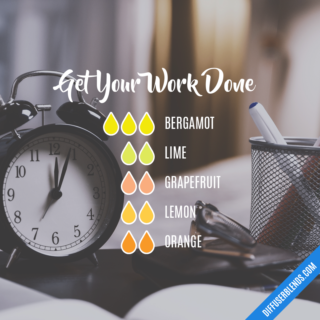 Get Your Work Done — Essential Oil Diffuser Blend