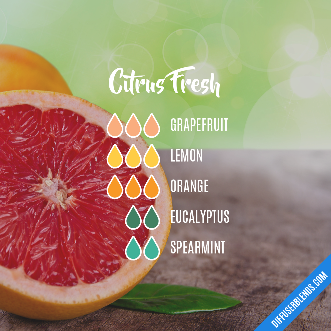 Citrus Fresh — Essential Oil Diffuser Blend