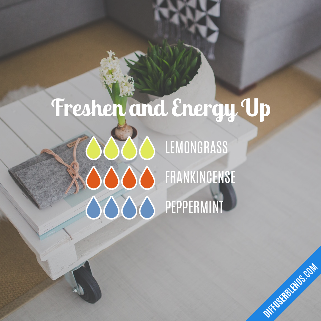 Freshen and Energy Up — Essential Oil Diffuser Blend