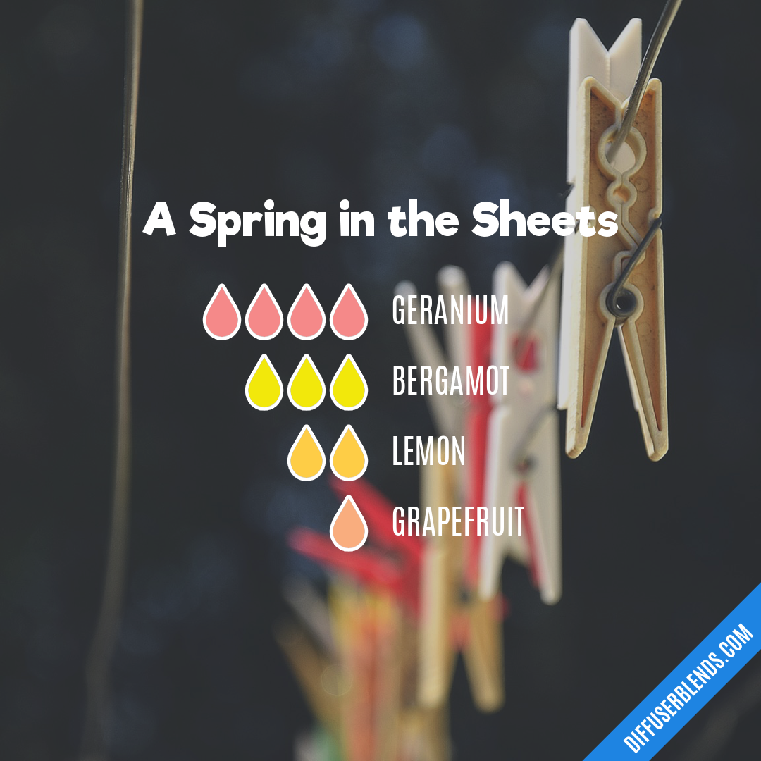 A Spring in the Sheets — Essential Oil Diffuser Blend