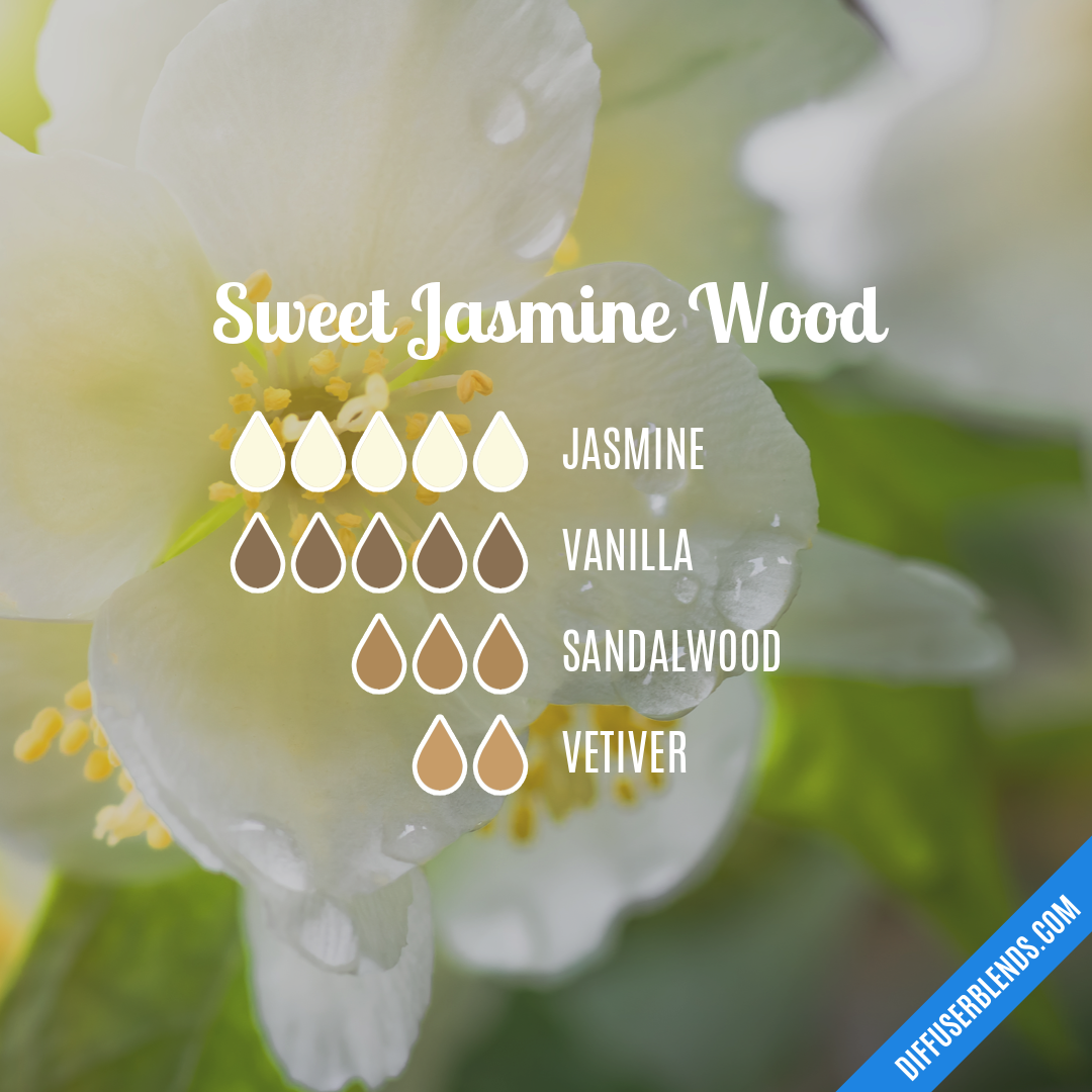 Sweet Jasmine Wood — Essential Oil Diffuser Blend