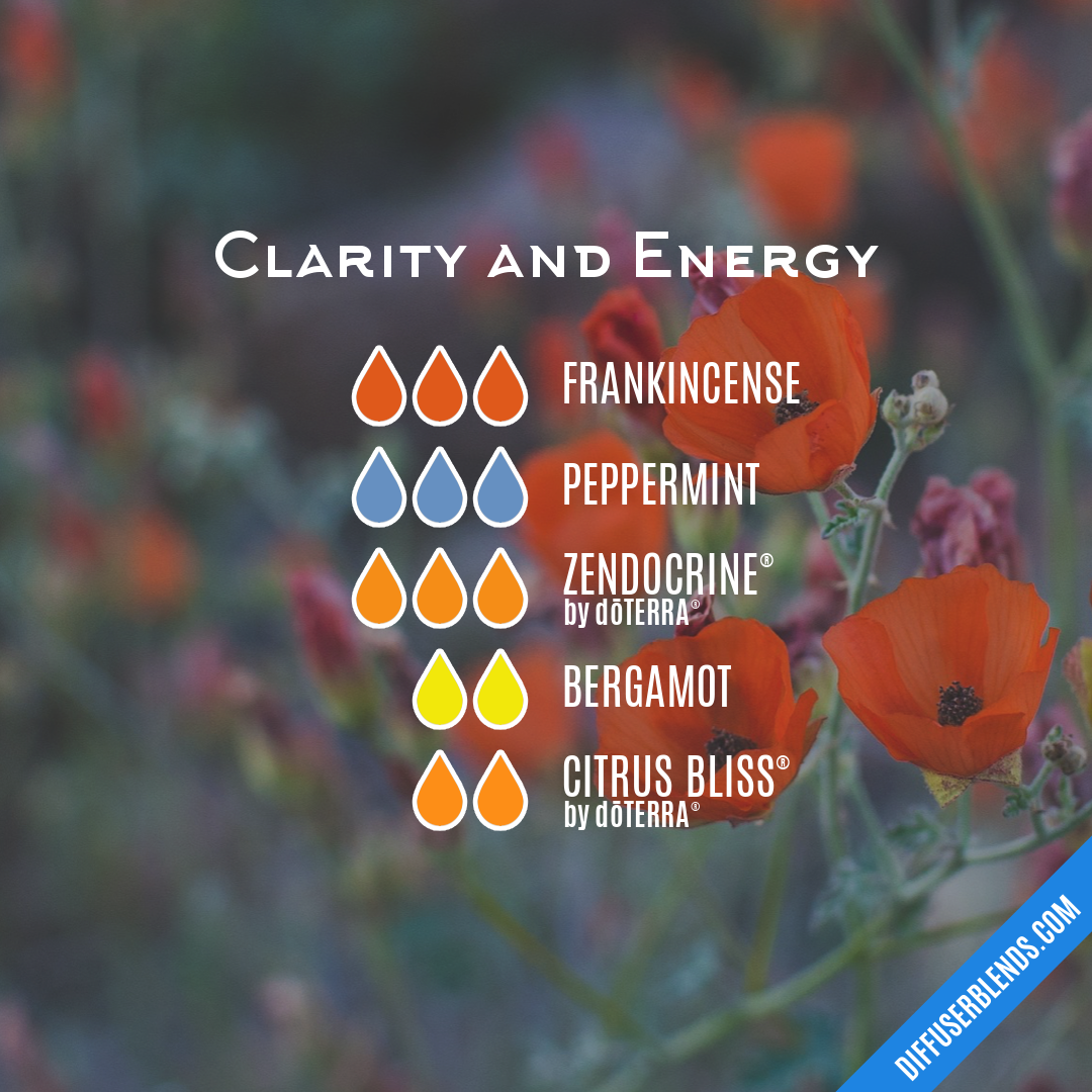 Clarity and Energy — Essential Oil Diffuser Blend