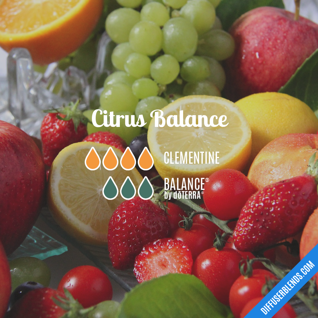 Citrus Balance — Essential Oil Diffuser Blend