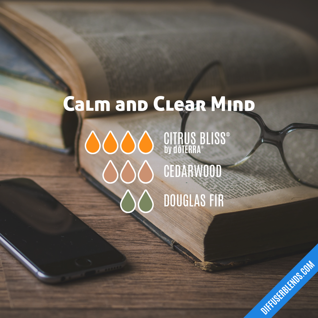 Calm and Clear Mind — Essential Oil Diffuser Blend