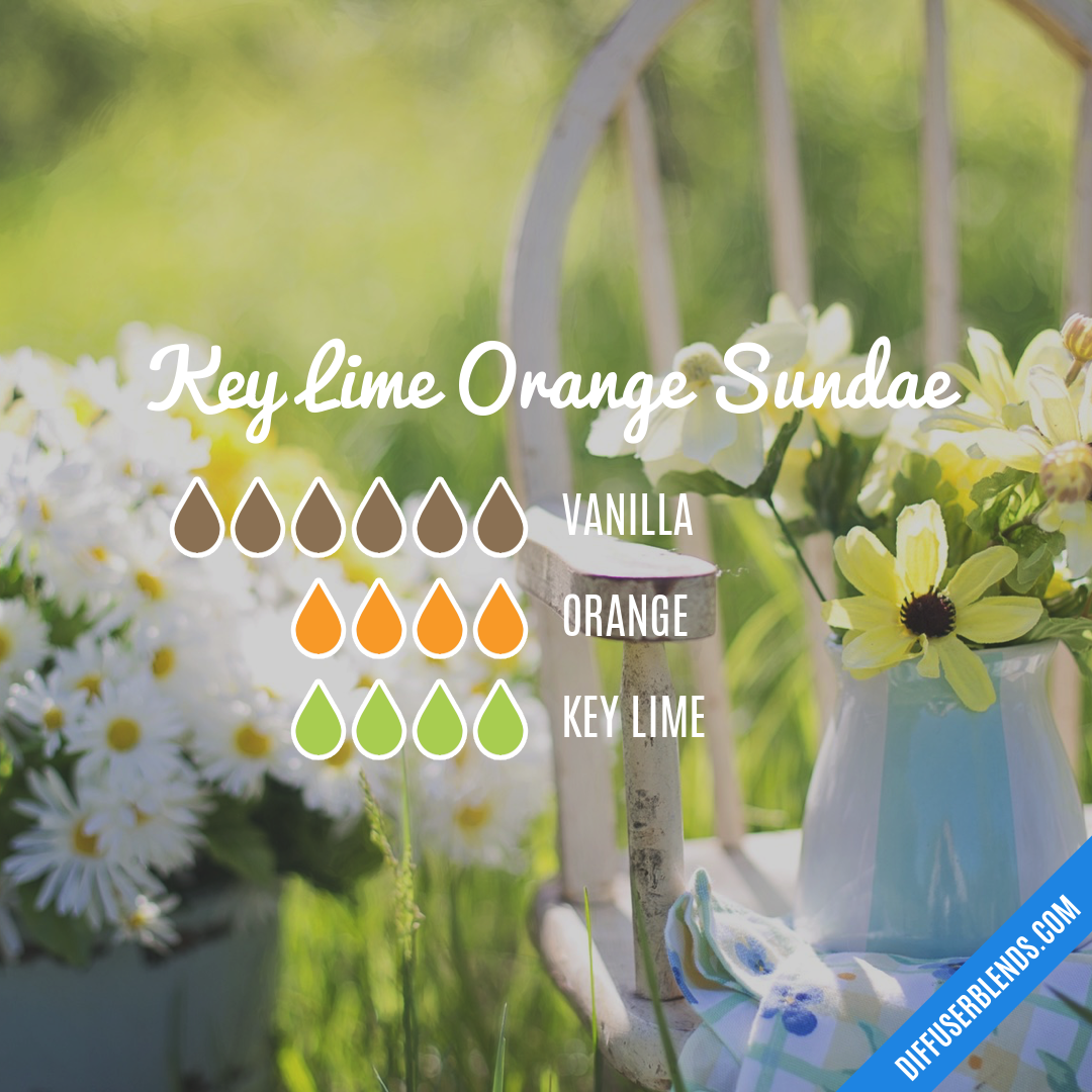 Key Lime Orange Sundae — Essential Oil Diffuser Blend