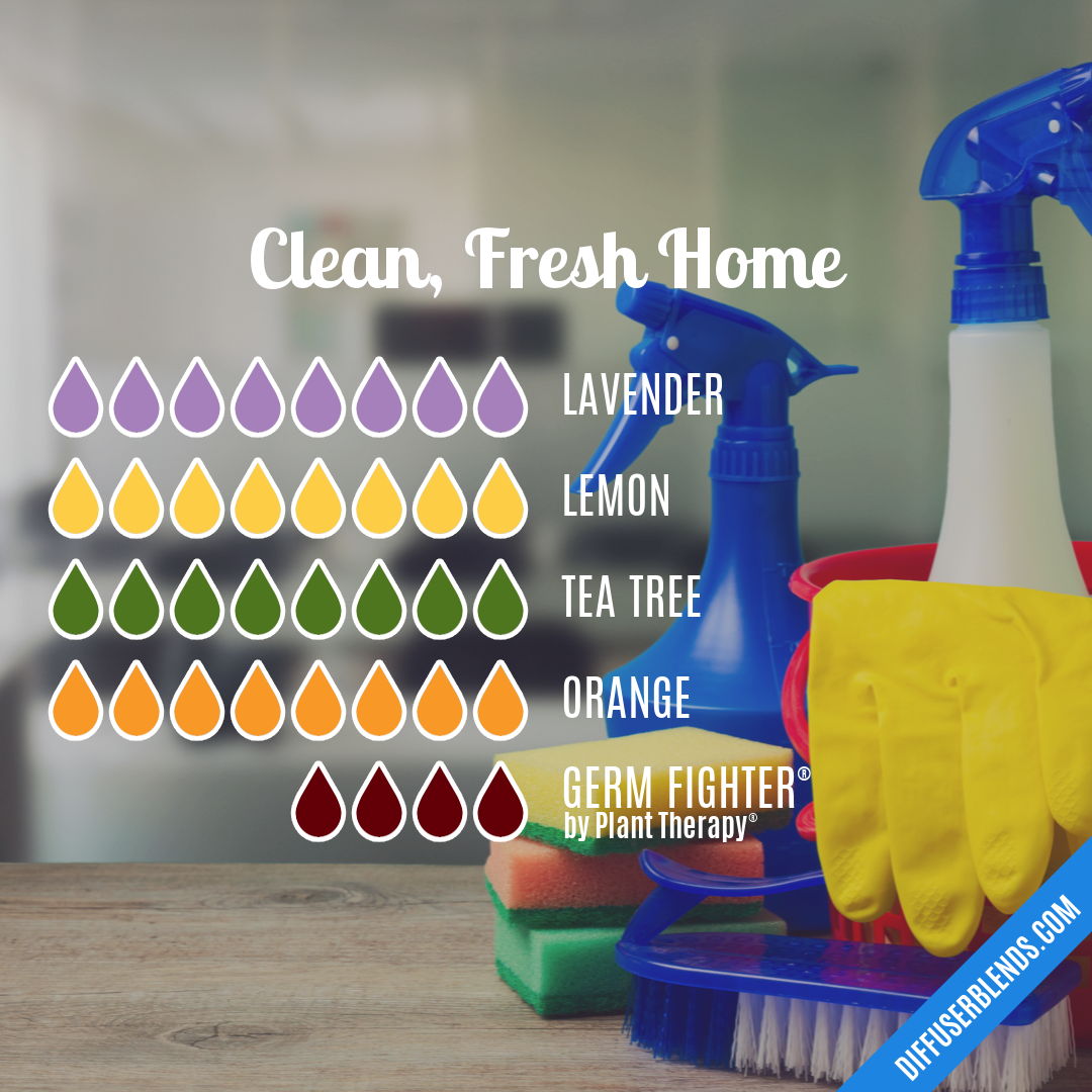 Clean, Fresh Home — Essential Oil Diffuser Blend