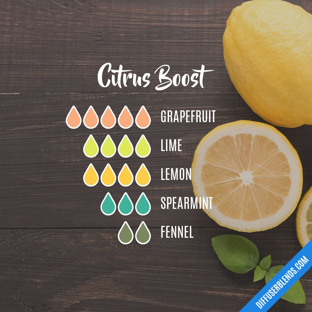 Citrus Boost — Essential Oil Diffuser Blend