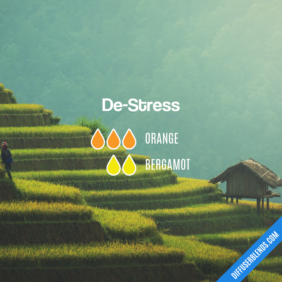 De-Stress — Essential Oil Diffuser Blend