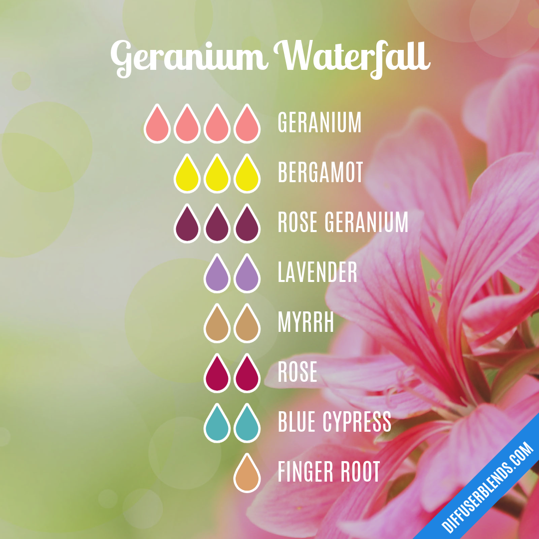 Geranium Waterfall | DiffuserBlends.com