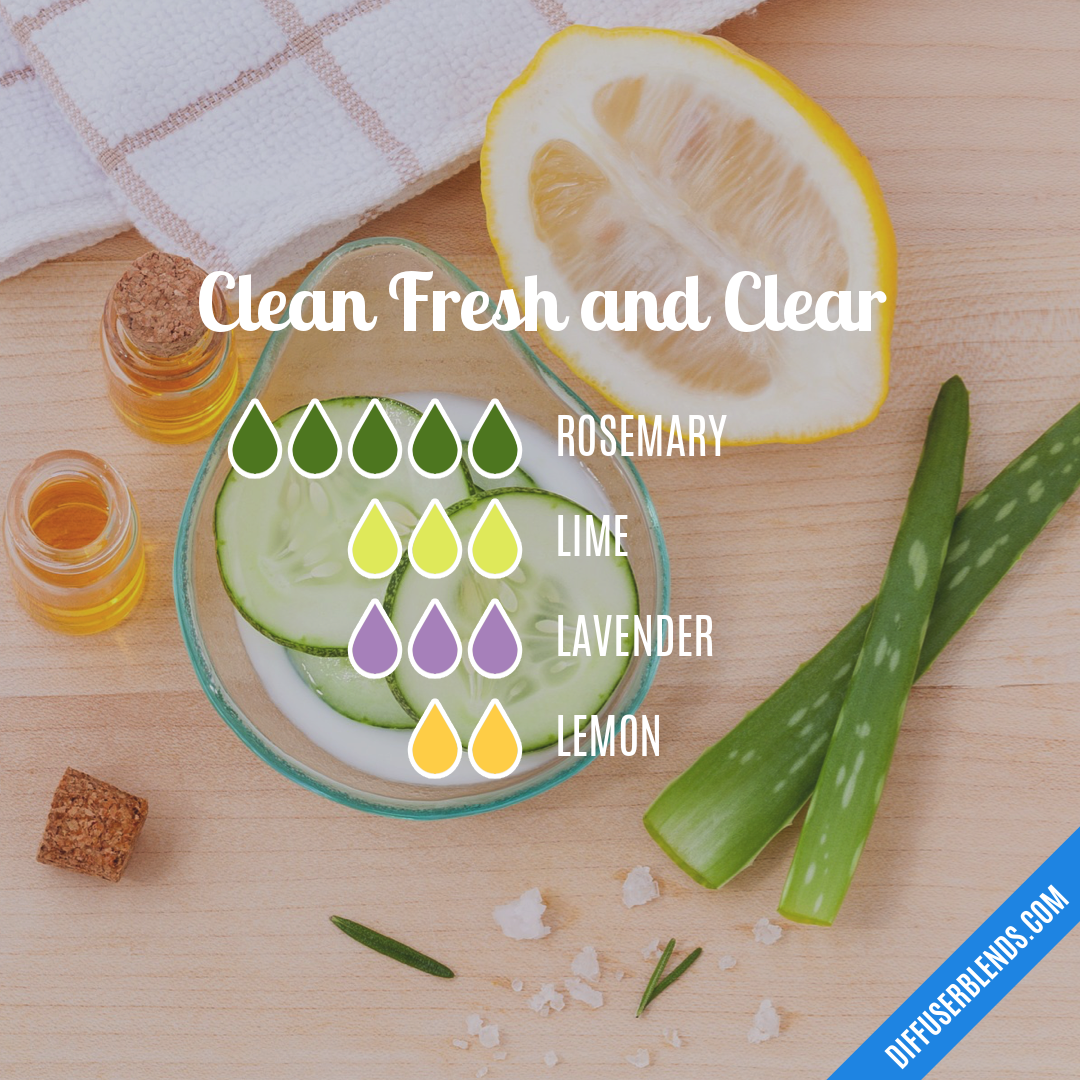 Clean Fresh and Clear — Essential Oil Diffuser Blend