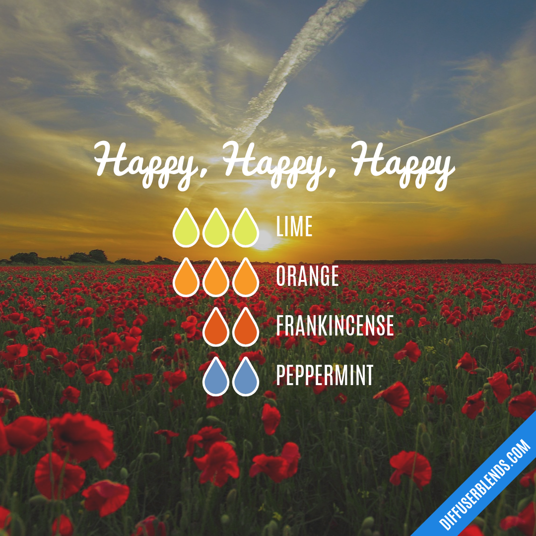 Happy, Happy, Happy — Essential Oil Diffuser Blend