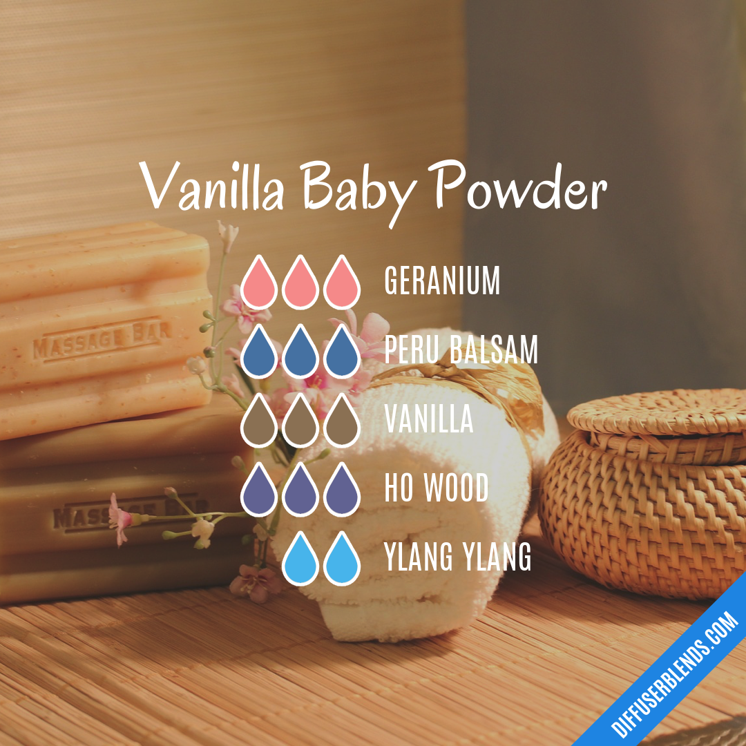 Baby Powder  Essential oil diffuser blends recipes, Essential oil perfumes  recipes, Essential oil diffuser recipes