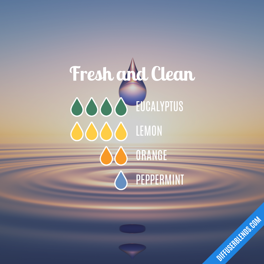 Fresh and Clean — Essential Oil Diffuser Blend