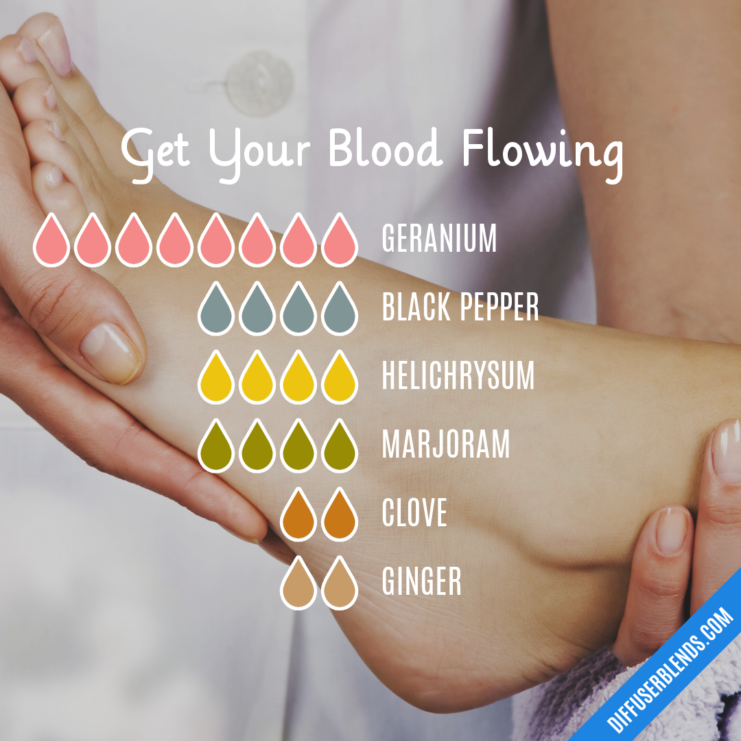 Get Your Blood Flowing — Essential Oil Diffuser Blend