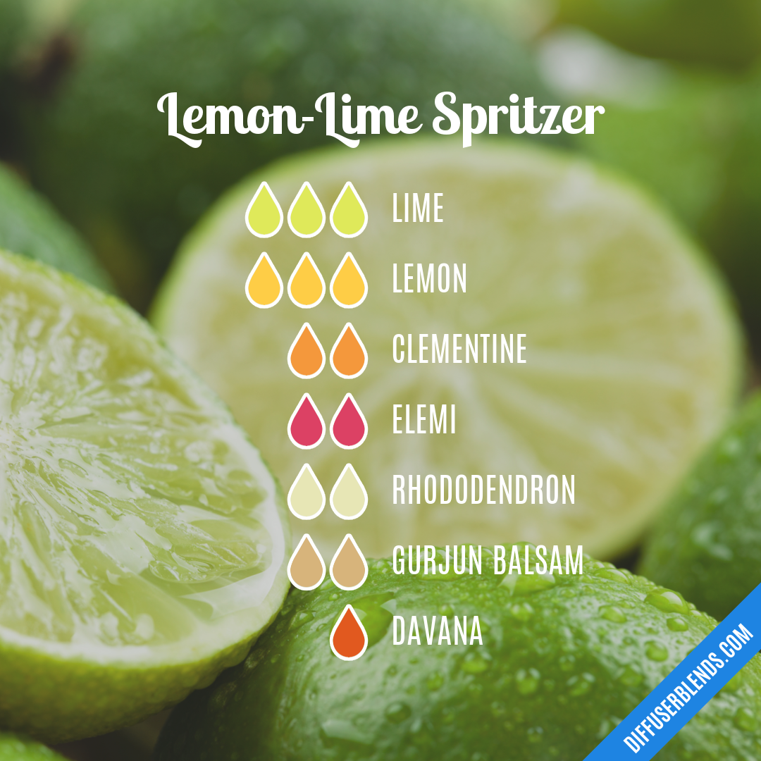 Lemon-Lime Spritzer — Essential Oil Diffuser Blend