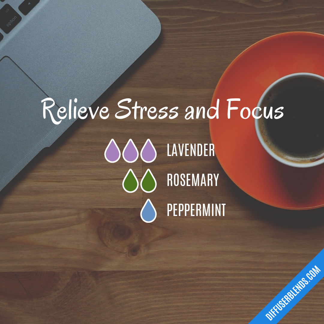 Relieve Stress and Focus — Essential Oil Diffuser Blend