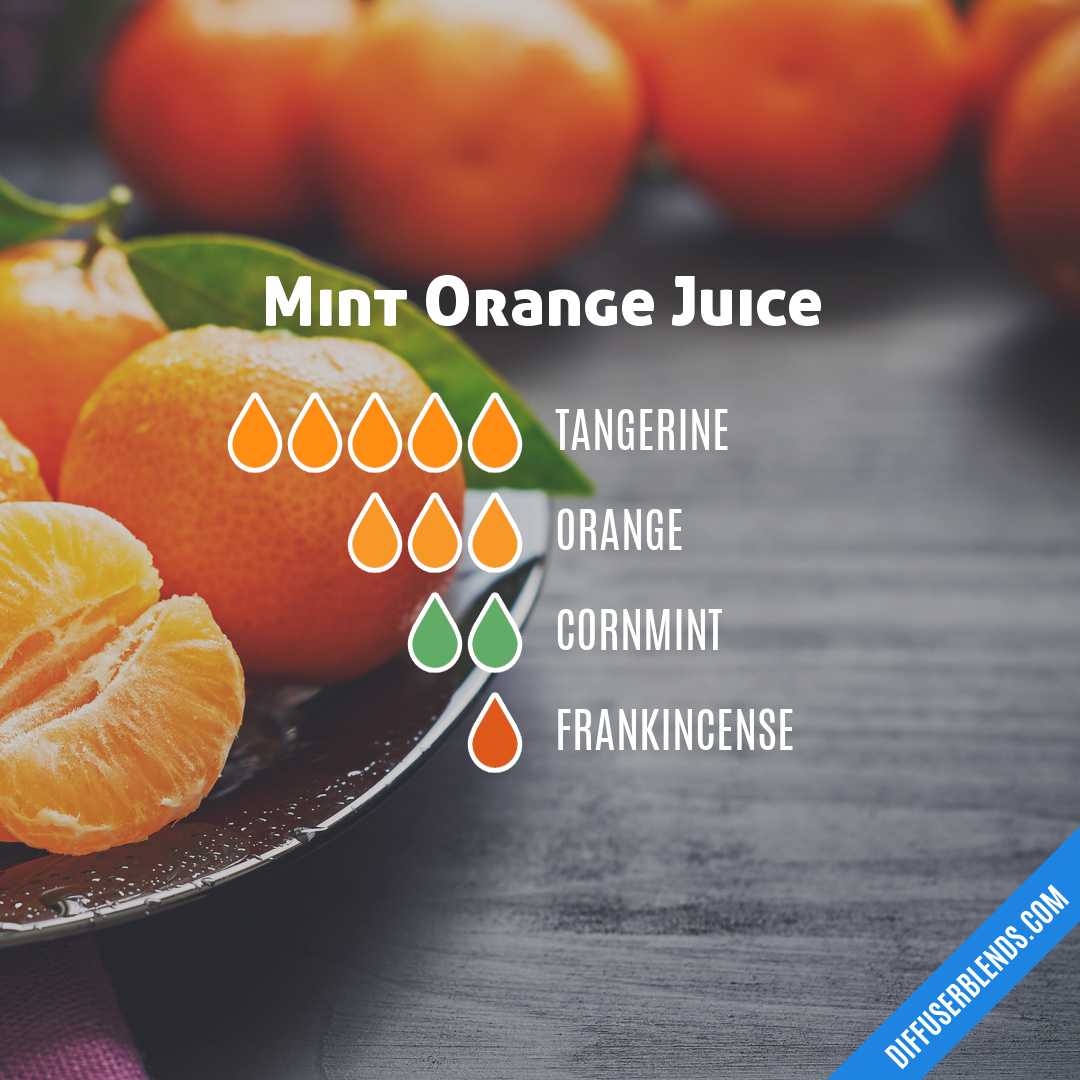 Mint Orange Juice — Essential Oil Diffuser Blend