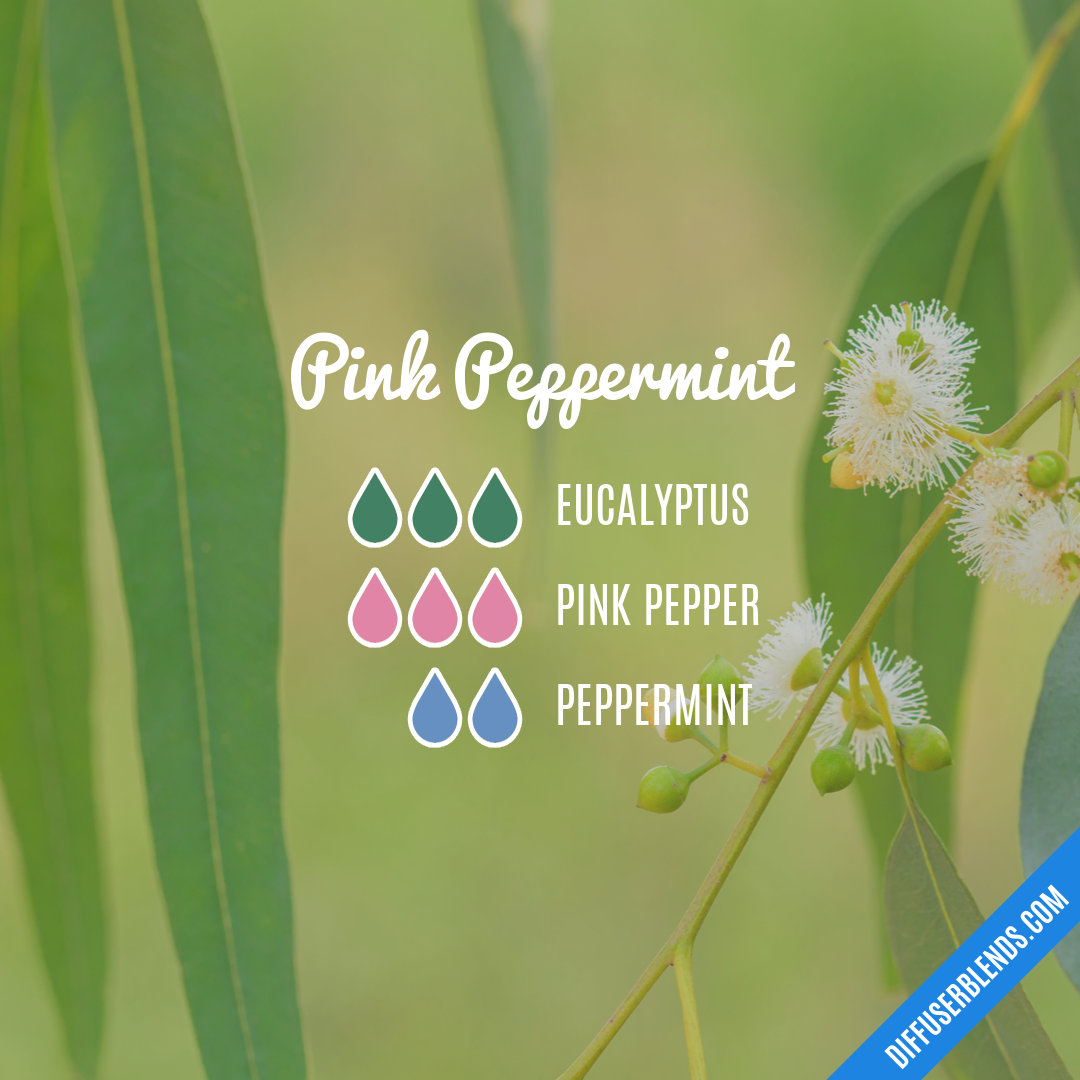 Pink Peppermint — Essential Oil Diffuser Blend