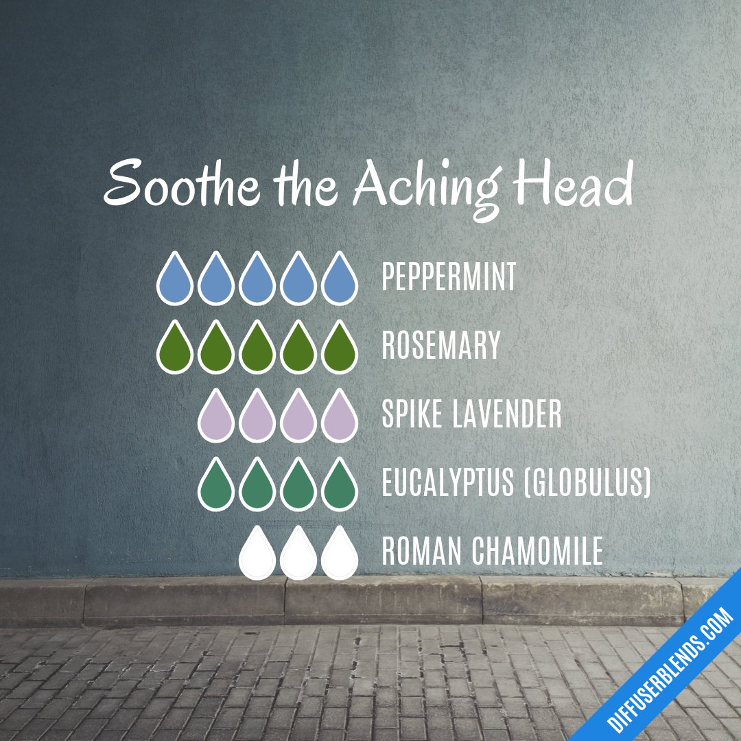 Soothe the Aching Head — Essential Oil Diffuser Blend