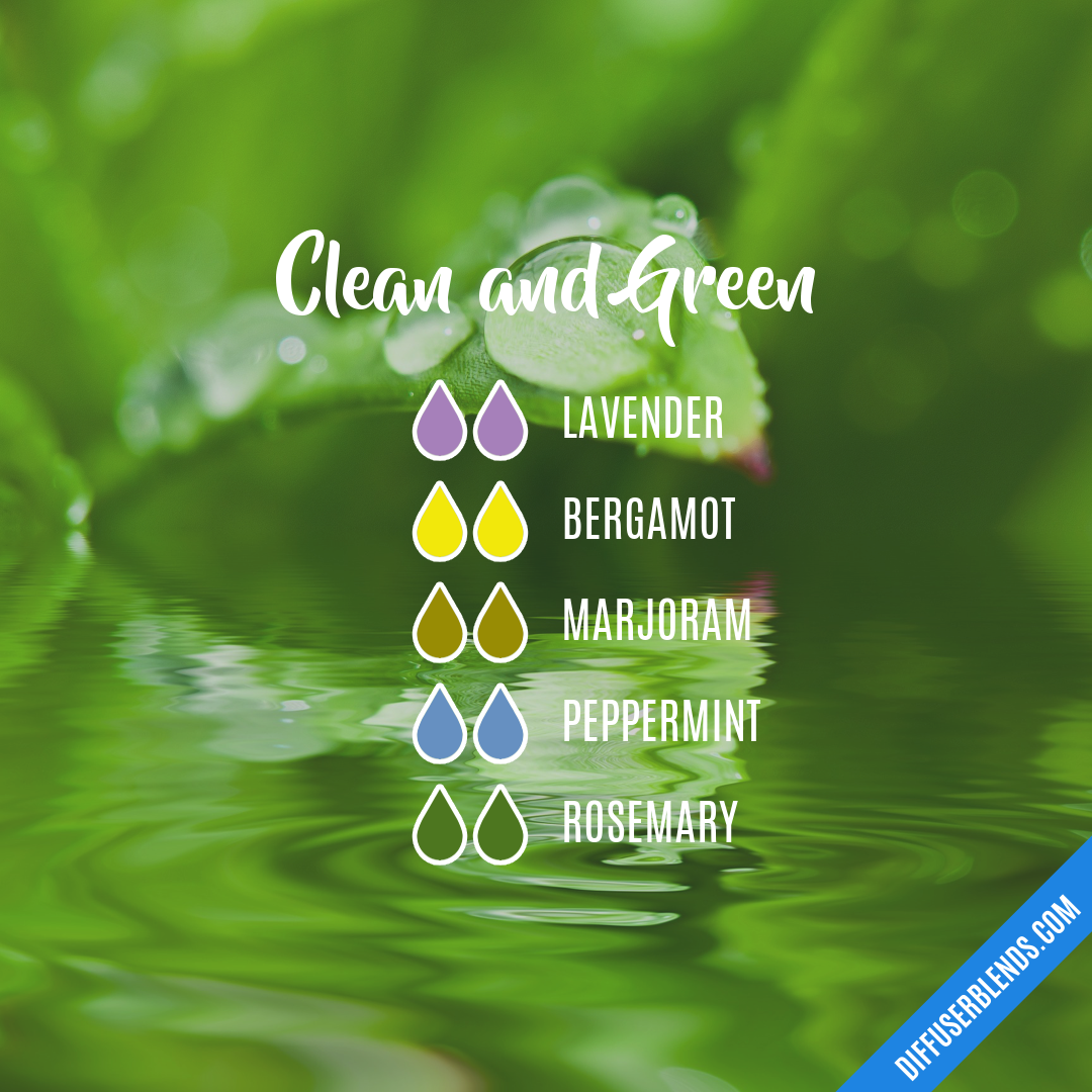 Clean and Green — Essential Oil Diffuser Blend