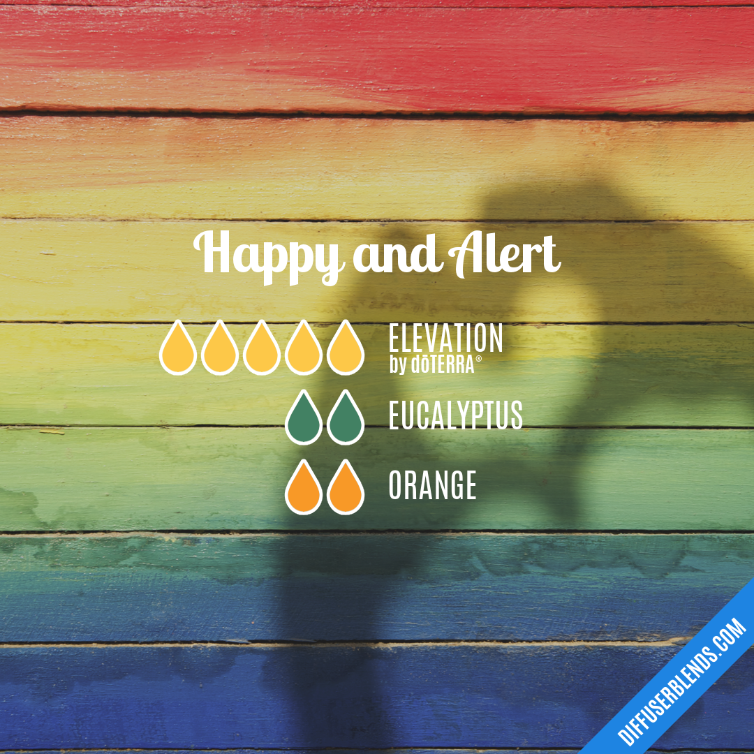 Happy and Alert — Essential Oil Diffuser Blend