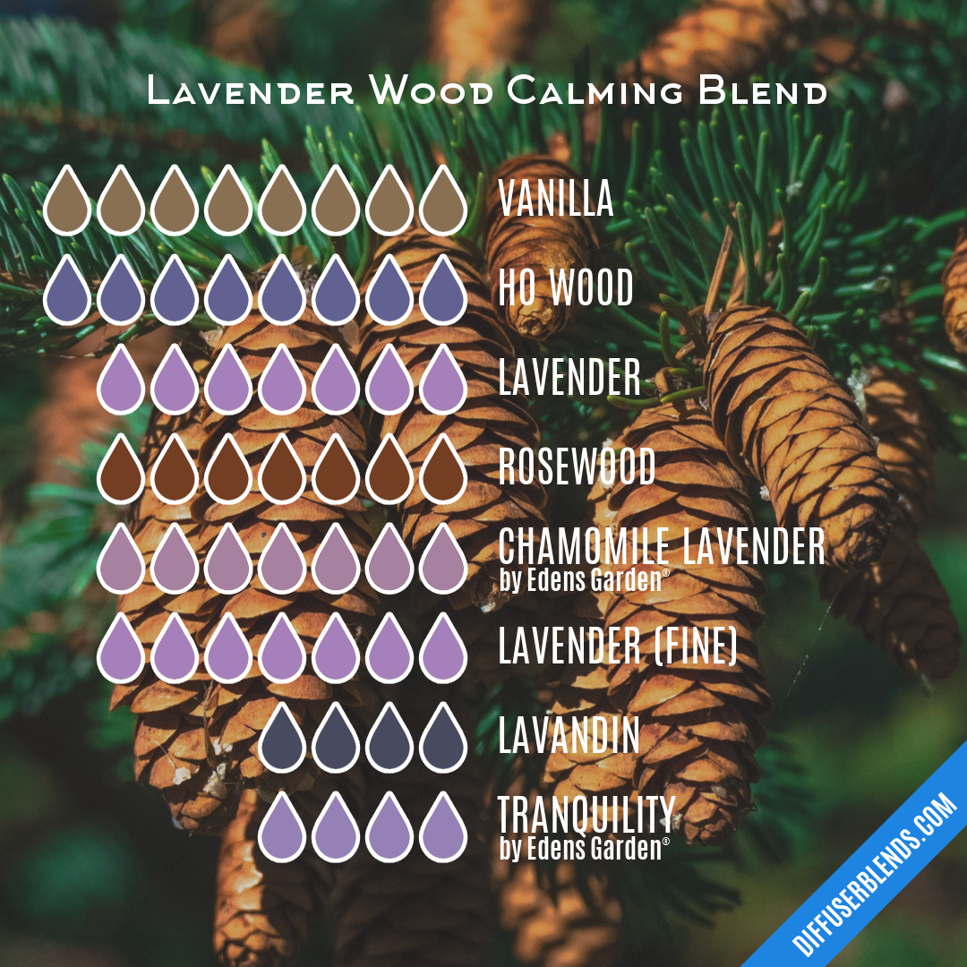 Lavender Wood Calming Blend — Essential Oil Diffuser Blend