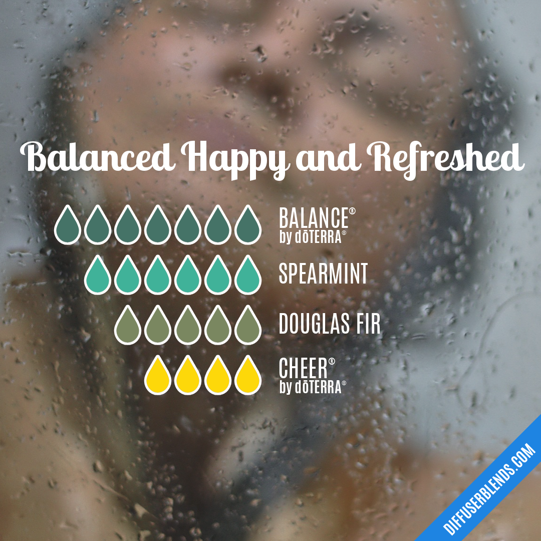 Balanced Happy and Refreshed — Essential Oil Diffuser Blend