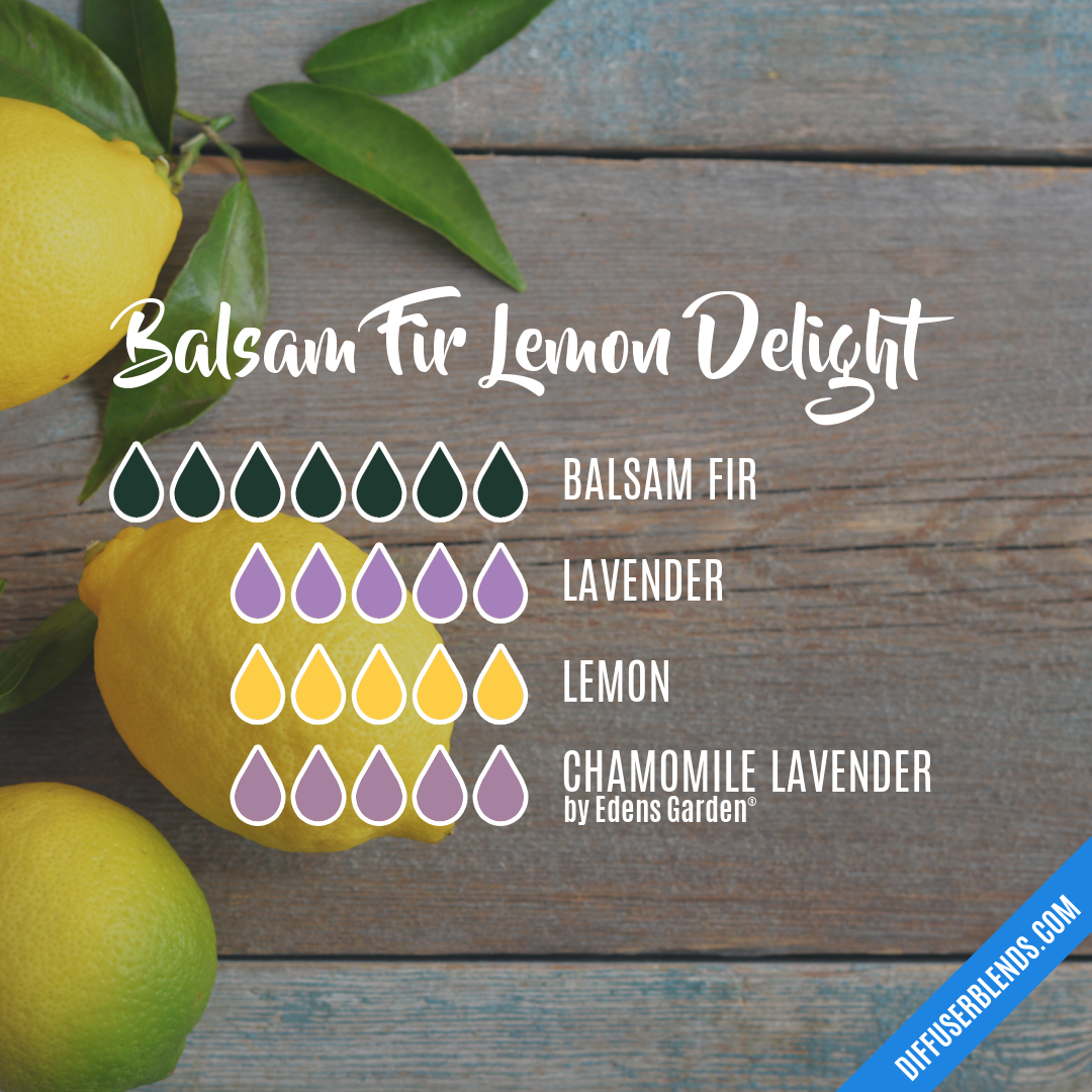 Balsam Fir Lemon Delight — Essential Oil Diffuser Blend