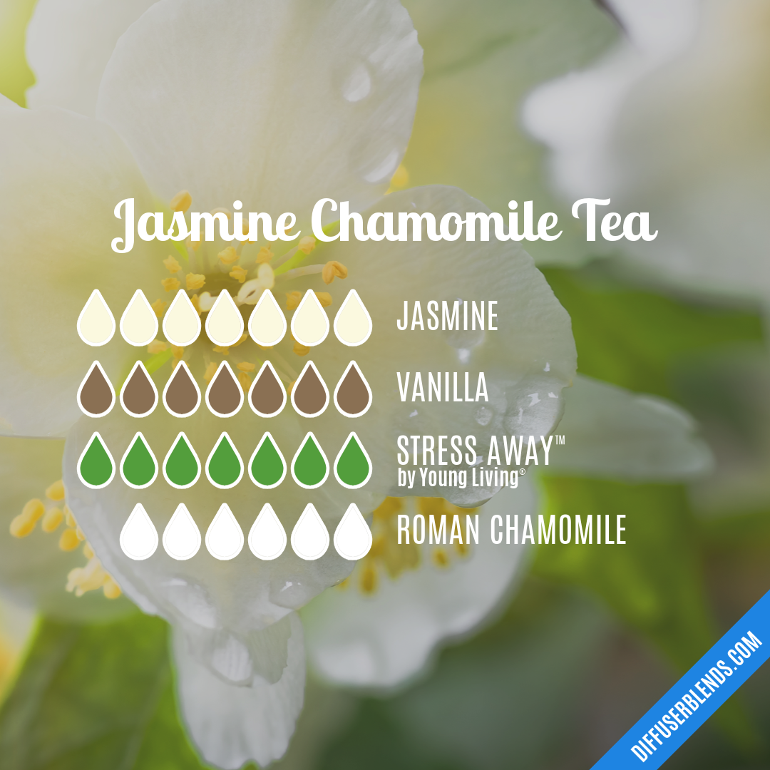 Jasmine Chamomile Tea — Essential Oil Diffuser Blend